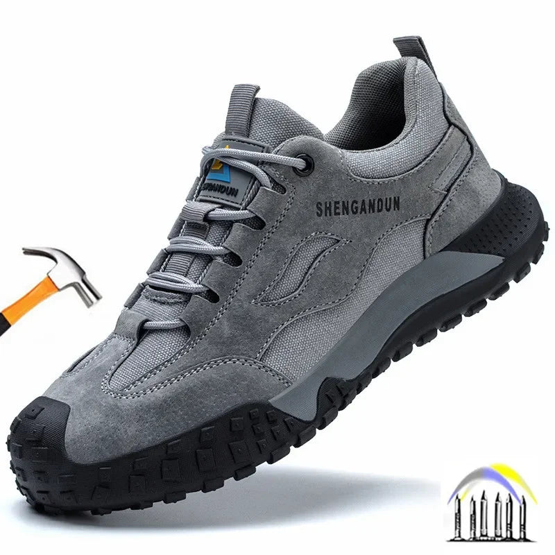 Anti Smash working shoes with steel toe Anti Puncture industrial Safety Shoes men Anti Scalding safety boots for electrician - IFINDALL