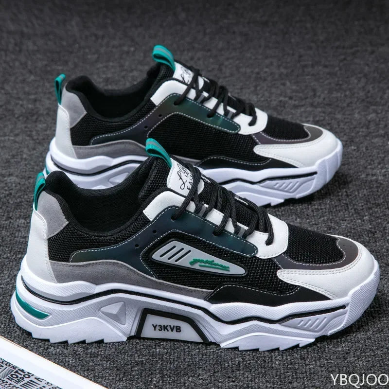 designer shoes men New Style Summer Breathable Wild Mesh Sports Casual Youth Increase Old Fashion Men's Shoes sneakers - IFINDALL