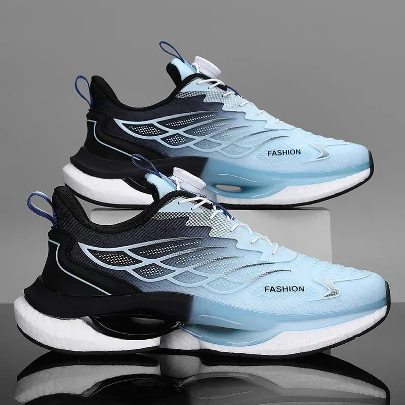 Men Rotary Buckle Running Shoes Women Reflective Outdoor Jogging Sneakers INS Chunky Sports Zapatillas Anti-Slip Unisex Footwear - IFINDALL
