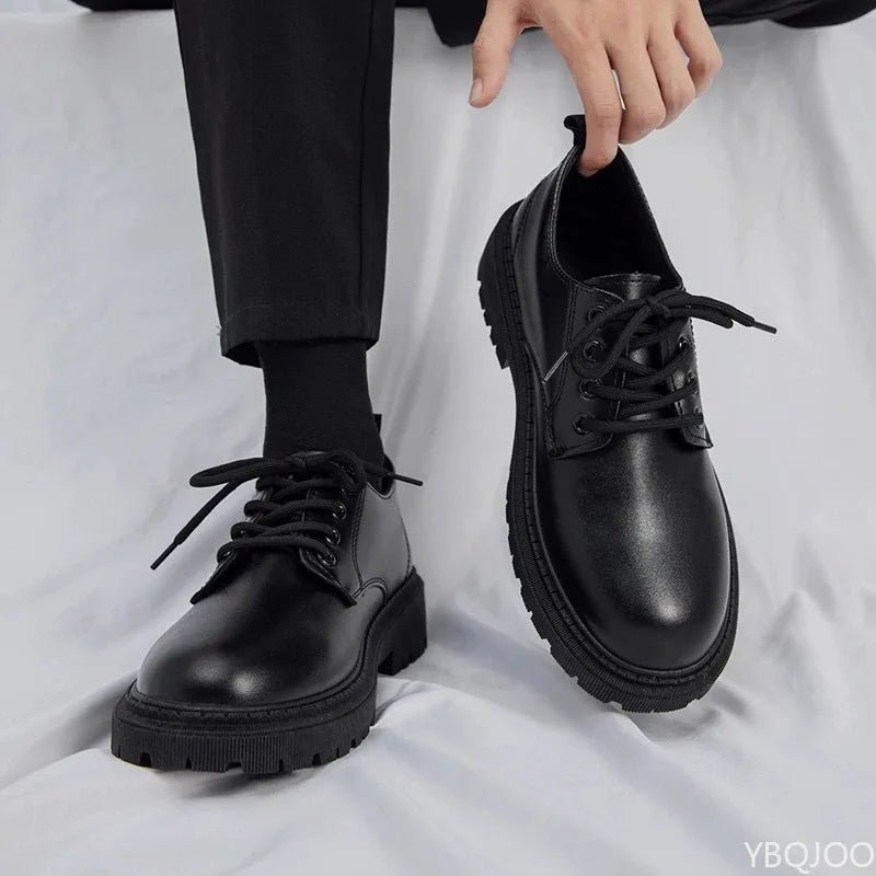 Men Business Shoes Spring Autumn New Formal Leather Shoes Casual Fashion Sports Shoes Social Elegance Trendy Flat Shoes Zapatos - IFINDALL