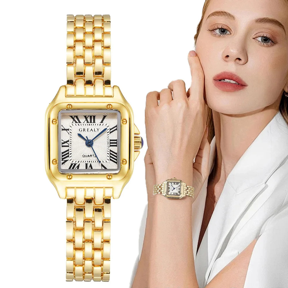 UTHAI Femmes Montre Lumière De Luxe Marque Bracelet En Acier Inoxydable Dames Affaires Quartz Montres Femme Mode Horloge Montre