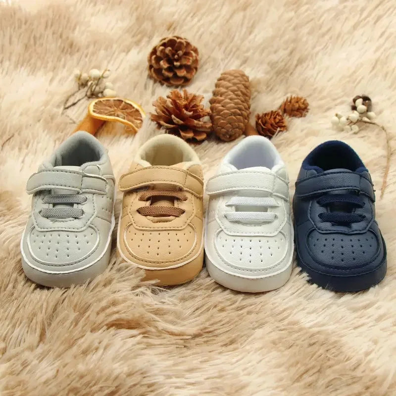 Hot Selling Baby Casual Sports Shoes Spring and Autumn Girls and Boys High Quality Rubber Sole Anti Slip Prewalker Shoes