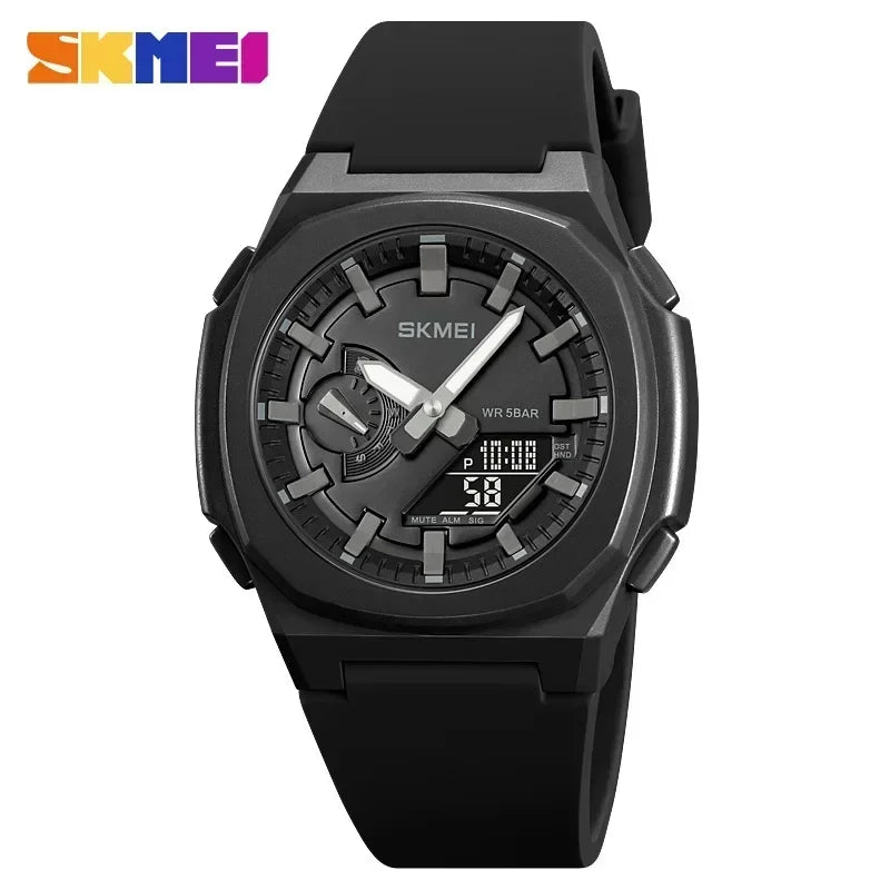 SKMEI Sports Waterproof Watch Men's Countdown Clock Code 5 Alarm Clock Date Clock and Japanese Digital Movement 2091 2100 1816 - IFINDALL
