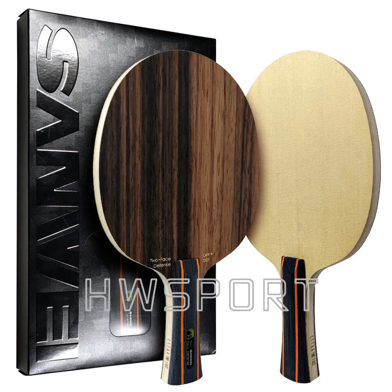 SANWEI Two-Face Defense Table Tennis Blade 6 Wood 1 Carbon Fiber Ping Pong Blade Asymmetrical Structure Thickened Base Board