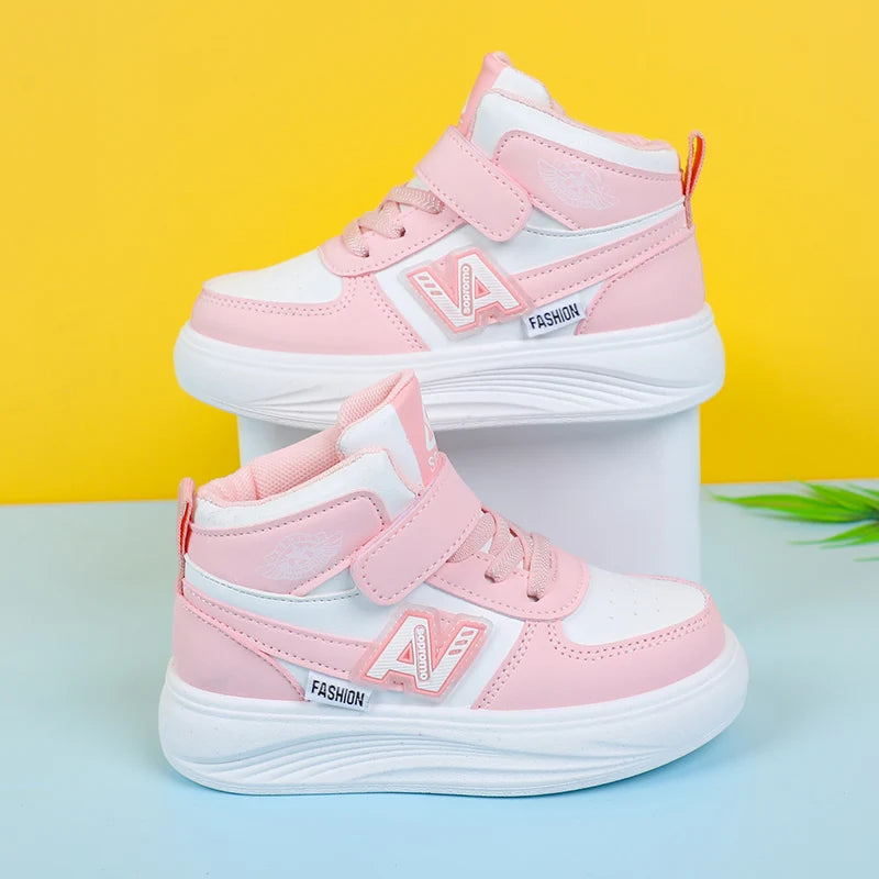 Chaussures de basket-ball pour filles et garçons pour l'école et les activités décontractées Chaussures décontractées pour enfants à la mode