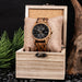 BOBO BIRD Watch Wood Wristwatch Man Handcrafted Vintage New Wooden Quartz Watch With Stylish Natural Wood Watch Unique Custom - IFINDALL