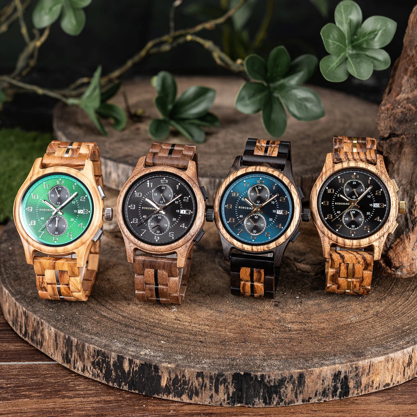 BOBO BIRD Watch Wood Wristwatch Man Handcrafted Vintage New Wooden Quartz Watch With Stylish Natural Wood Watch Unique Custom - IFINDALL