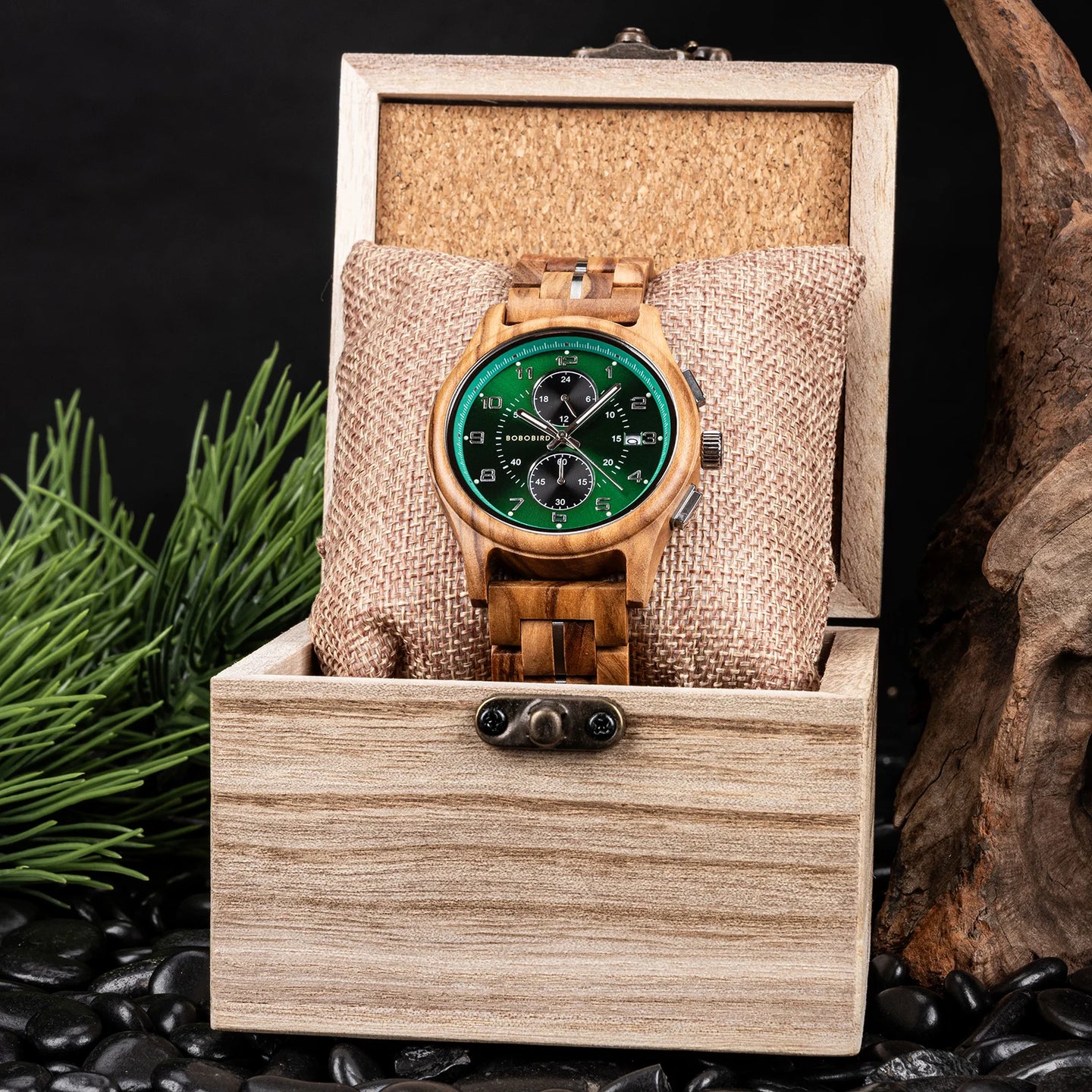 BOBO BIRD Watch Wood Wristwatch Man Handcrafted Vintage New Wooden Quartz Watch With Stylish Natural Wood Watch Unique Custom - IFINDALL
