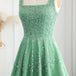 Sharon Said Luxury Beaded Green Spaghetti Arabia Elegant Evening dress for 2025 Dubai Women Wedding Party Gown SS225 Customized - IFINDALL