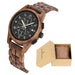 BOBO BIRD Watch Wood Wristwatch Man Handcrafted Vintage New Wooden Quartz Watch With Stylish Natural Wood Watch Unique Custom - IFINDALL