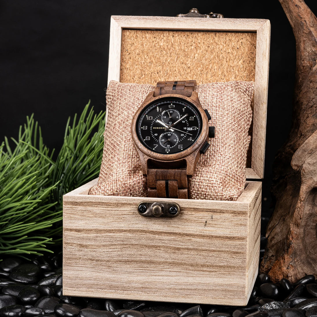 BOBO BIRD Watch Wood Wristwatch Man Handcrafted Vintage New Wooden Quartz Watch With Stylish Natural Wood Watch Unique Custom - IFINDALL