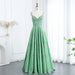 Sharon Said Luxury Beaded Green Spaghetti Arabia Elegant Evening dress for 2025 Dubai Women Wedding Party Gown SS225 Customized - IFINDALL