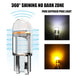 2PCS W5W Led T10 Car Light COB Glass 6000K White Auto Automobiles License Plate Lamp Led Dome Read DRL Bulb Style 12V - IFINDALL