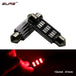 EURS 31MM 36mm 39mm 41mm Dome Light 12SMD 4014 SMD CANBUS Error Free Car Interior Bulb License Plate Lamp white red blue 12V 24V - IFINDALL