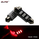 EURS 31MM 36mm 39mm 41mm Dome Light 12SMD 4014 SMD CANBUS Error Free Car Interior Bulb License Plate Lamp white red blue 12V 24V - IFINDALL