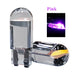2PCS W5W Led T10 Car Light COB Glass 6000K White Auto Automobiles License Plate Lamp Led Dome Read DRL Bulb Style 12V - IFINDALL