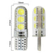 2/6/10 T10 W5W Car LED Bulb Turn Signal Light Interior Dome Reading Light License Plate Wedge Side Super Bright White 12V 6SMD - IFINDALL