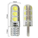 2/6/10 T10 W5W Car LED Bulb Turn Signal Light Interior Dome Reading Light License Plate Wedge Side Super Bright White 12V 6SMD - IFINDALL
