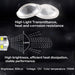2/4/8 PCS Car LED Bulb P21W 1156 BA15S P21/5W BAY15D 1157 12V 7000K White Turn Signal Brake Backup Reverse Parking Lights Lamps - IFINDALL