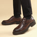 Men Dress Elevator Shoes Platform Breathable Lift Casual Business Luxury Genuine Leather Heightening Shoes 5/8/10CM Taller Male - IFINDALL