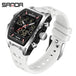 SANDA Men Electronic Watch Big Dial Sports LED Analog Digital Chronograph Military Dual Display Man Wristwatch relogio masculino - IFINDALL