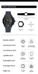 NAVIFORCE NF8051T  Luxury Design Men's Watches 30m Waterproof Military Sport with Date Silicone Band Quartz Wristwatch - IFINDALL