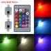 2pcs 5050 RGB 6SMD Car Led C5w C10w Interior Dome Reading Lamp Auto Remote Controller Colorful Atmosphere Light Roof Trunk Bulb - IFINDALL