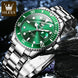 OLEVS Mens Quartz Watches Top Brand Luxury Business Waterproof Luminous Large Dial Men Wristwatches Sports Stainless Steel Watch - IFINDALL