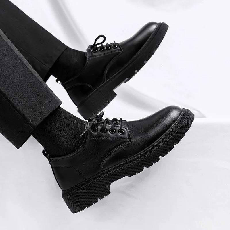 Men Business Shoes Spring Autumn New Formal Leather Shoes Casual Fashion Sports Shoes Social Elegance Trendy Flat Shoes Zapatos - IFINDALL