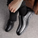 New Genuine Leather Handmade Shoes Casual Shoes For Men Flat Platform Walking Shoe Outdoor Footwear Loafers Breathable Sneakers - IFINDALL