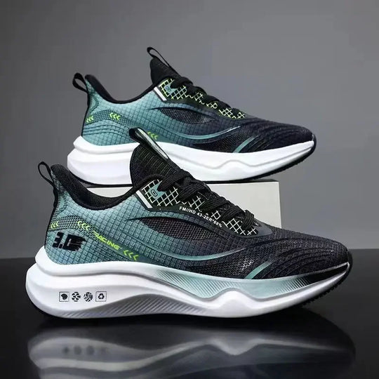 Fish mesh surface men's shoes breathable soft sole anti slip wear-resistant versatile casual shoes fashionable sports shoes - IFINDALL