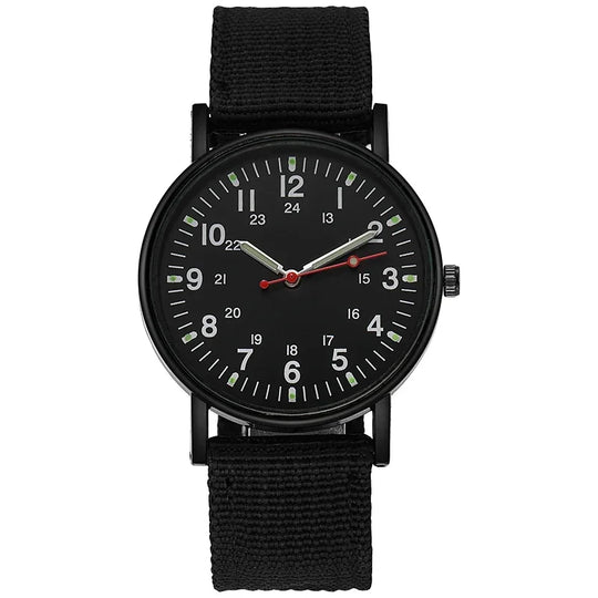 Luminous Men's Sports Watch Nylon Woven Band  Shock Resistant Wristwatches Male Quartz Watches Reloj Hombre Xmas Gift - IFINDALL