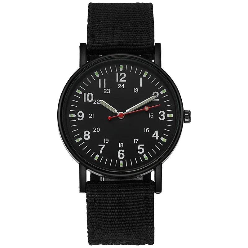 Luminous Men's Sports Watch Nylon Woven Band  Shock Resistant Wristwatches Male Quartz Watches Reloj Hombre Xmas Gift - IFINDALL