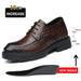 Men Dress Elevator Shoes Platform Breathable Lift Casual Business Luxury Genuine Leather Heightening Shoes 5/8/10CM Taller Male - IFINDALL