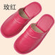 Genuine Cow Leather Slippers Homes In Indoor Slipper Spring Autumn Summer Men Women Elderly Non-slip Casual Single Slides Shoes - IFINDALL