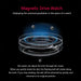 DANIEL GORMAN Red Planet Design Quartz Watch for Men Waterproof Luminous Sport Wristwatch with Magnetic Bead Pointers DG0525Red - IFINDALL