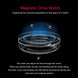 DANIEL GORMAN Red Planet Design Quartz Watch for Men Waterproof Luminous Sport Wristwatch with Magnetic Bead Pointers DG0525Red - IFINDALL