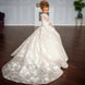 Flower Girl Dress Bows Children's First holy Communion Dress Princess Formal Tulle Ball Gown Wedding Party - IFINDALL