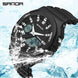SANDA Top Luxury Men's Quartz Watches Waterproof Men Military Sport Watch Relogio Masculino Dual Display LED Digital Wristwatch - IFINDALL