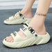 NEW Men's Massage Slippers Outdoor Sandals Beach Comfortable Soft Slides Casual Shoes Men Indoor Outdoor Slippers Big Size 39-48 - IFINDALL
