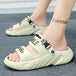 NEW Men's Massage Slippers Outdoor Sandals Beach Comfortable Soft Slides Casual Shoes Men Indoor Outdoor Slippers Big Size 39-48 - IFINDALL