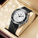 TPW  Quartz Movement 41mm Rotating Bezel  Silicone Strap Watch Analog with Day Function Business Watch - IFINDALL