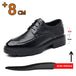 Men Dress Elevator Shoes Platform Breathable Lift Casual Business Luxury Genuine Leather Heightening Shoes 5/8/10CM Taller Male - IFINDALL