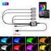 LED Car Interior Ambient Foot Strip Light New Neon Kit Accessories Backlight Remote App Music Control Auto RGB Decorative Lamps - IFINDALL