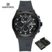 NAVIFORCE NF8051T  Luxury Design Men's Watches 30m Waterproof Military Sport with Date Silicone Band Quartz Wristwatch - IFINDALL