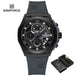 NAVIFORCE NF8051T  Luxury Design Men's Watches 30m Waterproof Military Sport with Date Silicone Band Quartz Wristwatch - IFINDALL