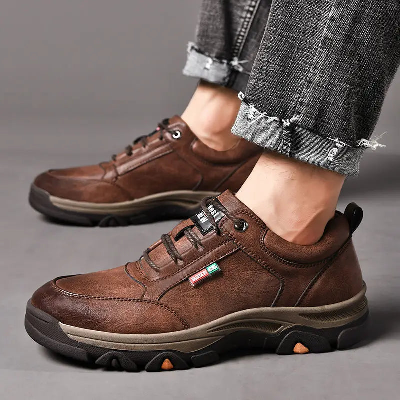 Fashion Autumn and Winter New Hiking Shoes Men's Casual Business Shoes Men's Outdoor Sports New Men's Shoes 2023 - IFINDALL