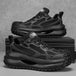 Chunky Sneaker Men Designer Sport Shoes Fashion Casual Microfiber Leather Fabric Breathable Height Increased Flat Platform Shoes - IFINDALL