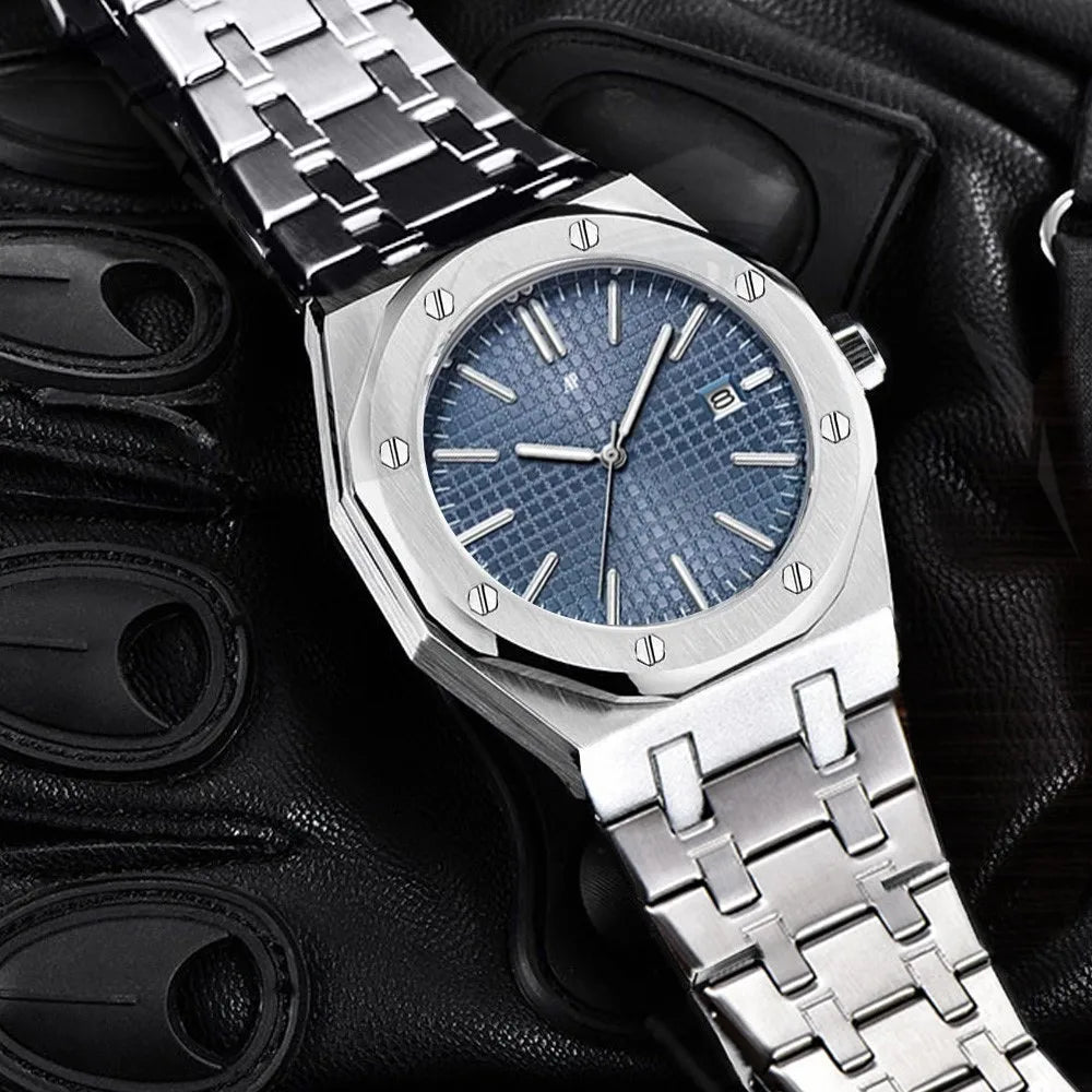 Luxury Brand 2025 Classic Design Business Men's Delicacy Mechanical Style Watch Sapphire Stainless Steel Waterproof 20Bar Date - IFINDALL