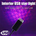 USB Car Roof light LED Babysbreath Atmosphere light Ambient LED Projection lamp LED Starry Sky Night Light Car Decorative light - IFINDALL